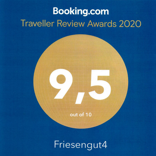 9,5 Punkte auf Booking.com